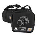 Carhartt Classic Round Duffel with Utility Pouch, Heavy-Duty, Water-Resistant Packable Gear Bag for Jobsite, Gym, and Travel - color: Black, style: 25l