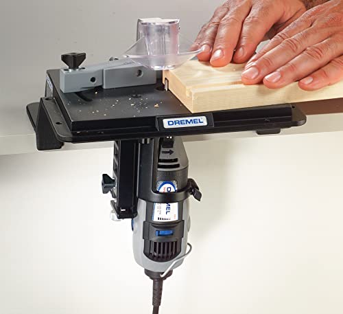 Dremel 231 Portable Rotary Tool Shaper and Router Table - Woodworking Attachment - Perfect for Sanding, Shaping, and Trimming Edges, Rotary Tool Accessories