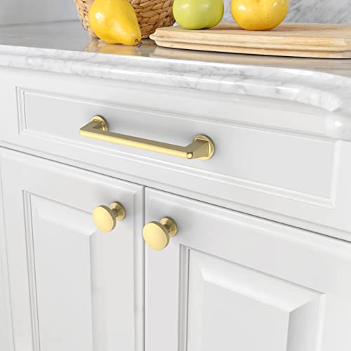 Asidrama 10 Pack Gold Zinc Cabinet Knobs for Dresser Drawers - color: Gold, style: 10 Pack