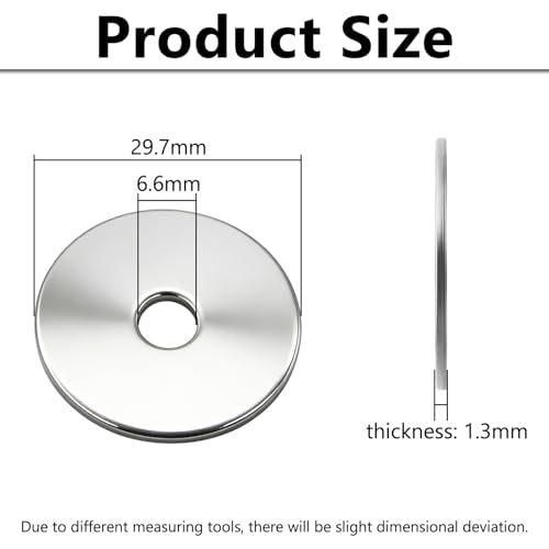 55PCS 1/4" x 1-1/4" Fender Washers for Bolts, 304 Stainless Steel - size: SV 1/4"x1-1/4" (55PCS), style: Fender Washer