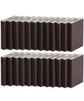 Bates- Sanding Sponge, 24 pcs, 60/80/100/120/180/220 Grit Assortment, Washable and Reusable Sanding Block for Wood, Metal, Drywall, Glazing, Sandpaper Blocks for Smooth Finishing - size: 24 Pack, 60/80/100/120/180/220 Grit