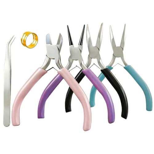 4pcs Mini Jewelry Pliers Tools Set for Jewelry Making & Repair