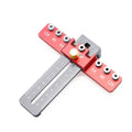 Cabinet Hardware Jig for Handles and Knobs, Aluminum Alloy Drill Guide Sleeve Drawer Pull Wood Adjustable Drill Template Guide Tool Set Punch Locator for Installing Handles