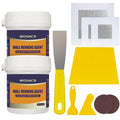 Drywall Repair Kit Drywall Hole Repair Patch Kits Wall Spackle Repair Paste with 8.5OZ White Wall Repair Putty with Scraper, Wall Surface Hole Fill Quick and Easy Solution (2Pack) - color: 2Pack