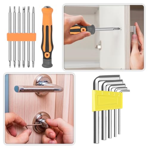 Mini Operation Tool Kit Bulk – Small Emergency Compact Tool Set for Beginners, Home Maintenance, Office & Apartment Use – Adult Men Employee Coworkers Gifts Father's Gifts for Men Tool Party Favors