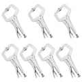 7 Pack 11 Inch C Clamp Locking Pliers,Locking C Clamp - size: 11 Inch