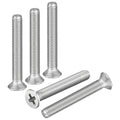 DTGN #2-56x3/4 Phillips Flat Head Machine Screw 304 Silver 50PCS - color: Silver, size: #2-56x3/4"