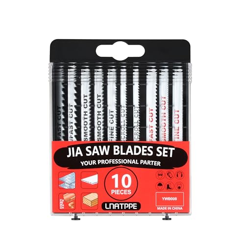 A14AK10 for Ryobi Jig Saw Blades Assortment, T-Shank Metal/Wood Cutting