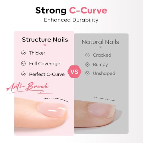 modelones Builder Nail Gel, Clear Builder with Detachable Liner Nail Brush - color: Liner Brush Builder Nail Gel Clear