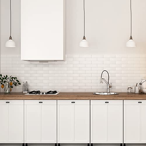 Ravinte Matte Black Cabinet Handles Square Pulls Single Hole 3 Pack - size: Single Hole