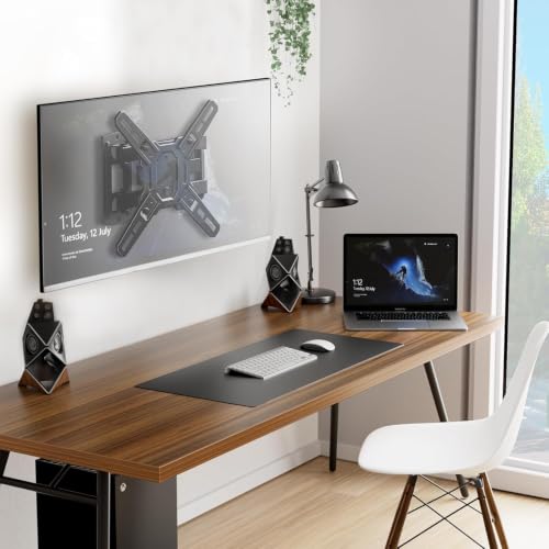 Perlegear Full Motion TV Wall Mount for 13–43 inch TVs up to 44 lbs - size: for 13-43 inch TVs&Monitors