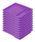 Bates- Paint Tray Liner, 9 Inch, 10 pcs, Purple Paint Pans Trays, Paint Roller Tray, Roller Tray Liners - color: Purple, size: 10 Pack 9 Inch