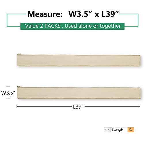 StangH Flexible Office Cable Management kit 39 Inches, 2 Pieces -Beige - color: Beige, size: 39"L x 3.5"W-2PACKS