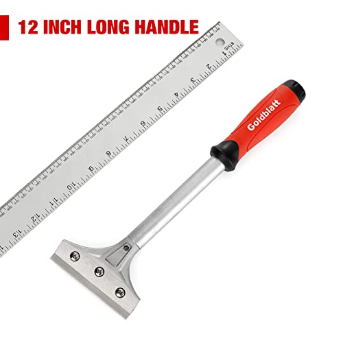 Goldblatt 2 Pieces Glass Scraper Set with 20pcs Blades, Razor Scraper Tools