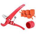 1/4'' - 1'' Depth Gauge and Pipe Deburring Tool,Hose Cutter 1/8'' to 1-5/8'' Inner Outer Reamer Pipe Cutter,Removal Tools for Sharkbite Fittings,for PVC PPR PE-RT Aluminum Plastic Tubing