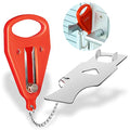 Hotel Door Lock, Portable for Travel Airbnb Apartment, No-Drill Security