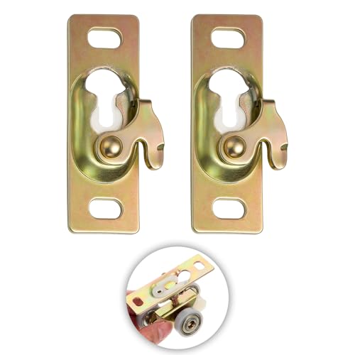 2 Sturdy Metal Silent Nylon Universal Wheels, Glass Sliding Door Pulleys, Bathroom Closet Door Rollers, Replacement Pocket Doors, Sliding Pocket Door Hardware Replacement Roller Components