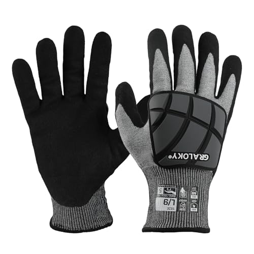 Safety Work Gloves,Level 5 Puncture Resistant,Impact Gloves