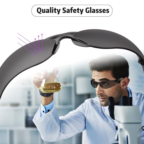 Salfboy Tinted Safety Glasses for Men - color: 10 Grey