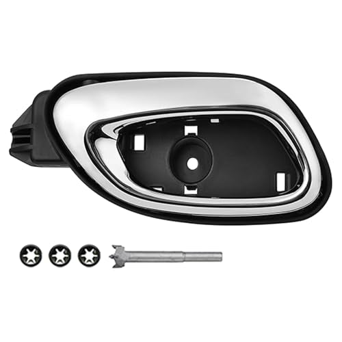 2Pcs Interior Door Handle for Chevrolet Chevy Camaro 2010 2011 2012 2013 2014 2015,for Front Door Left & Right Side Replaces 20955311 20955302, Chrome
