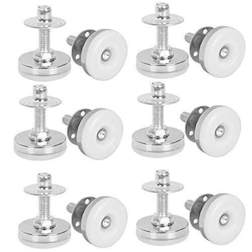 ZOEYES 16 Pack Adjustable Leveling Feet M8 5/16 inch Heavy Duty Furniture Levelers Adjustable Table Feet with T Nut Bolt for Chairs Cabinets Sofa Workbenches and Furniture Legs