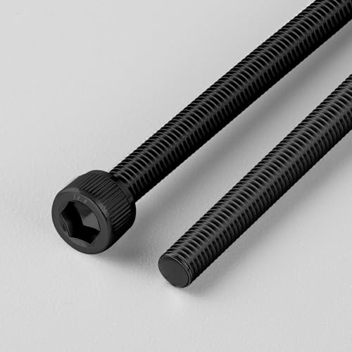 30pcs M8 x 25mm Hex Socket Head Cap Screws Bolts, 12.9 Grade Alloy Steel, Black Oxide Finish, Allen Socket Drive, Full Threads,with Hex Spanner - size: M8x25mm