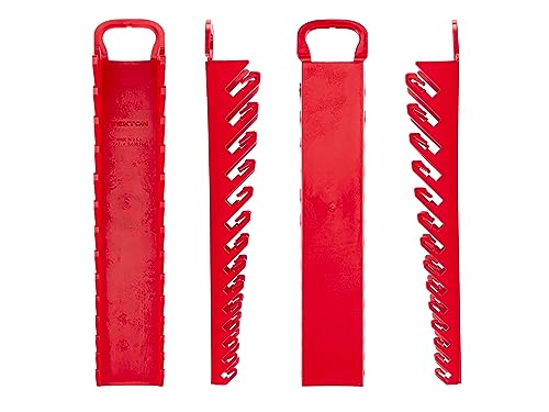 TEKTON 14-Tool Stubby Combination Wrench Holder | OWP21214 | Red