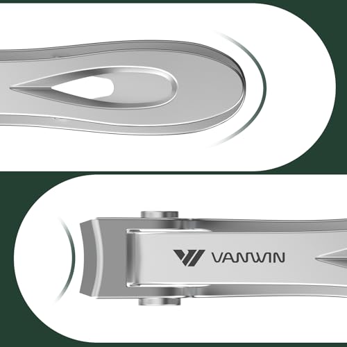 Nail Clippers for Men and Seniors 2-Pack Large Wide Jaw Opening, Sharp Slant Blade & Curved Blade Toenail Clippers for Thick Nails, Heavy Duty Nail Cutter for Thick Toenails and Ingrown Nails - size: 2-Pack