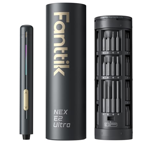 Fanttik E2 Ultra Electric Screwdriver, Screwdriver for Electronics (Grey) - color: Space Grey