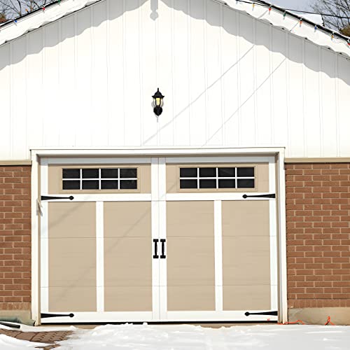 TamBee 6-1/2" Pulls Gate Handle Black Handle Metal Handle Gate Pull Handle Shed Door Handle Fence Gate Handles for Wooden Fences Outdoor & Kitchen Furniture Hardware 4PCS - size: 4 Pack 6-1/2 Inch Black