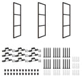 3-Tier Square Shelf Bracket, Wall & Ceiling Mount, 3 Pack - size: 3 Tier Bracket-3 Pack
