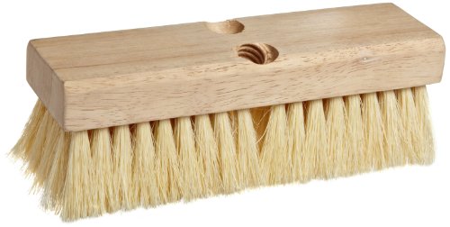 Weiler 44429 9" Block Size, 5 X 14 No. Of Rows, Wood Block, Tampico Fill, Deck Scrub Brush - size: 9", style: Tampico