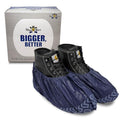 ShuBee Original Disposable, Extra-Large Boot and Shoe Covers, Thicker & Stronger, Durable Protection for Floors - 50 Pairs - color: Dark Blue