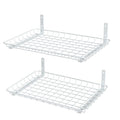 EVERHANGER Garage Wall Shelves 12x18 Inch, Wall Mounted Storage Shelf - color: White, size: 18X 12inch