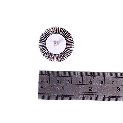 20PCS Flap Wheel Sander,80 Grit 1/8" Shank Sanding Bits Set - size: 32mm x 24mm