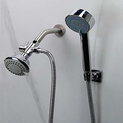 Brass Shower Arm Diverter Valve Polished G1/2 (Chrome) - color: Polished Chrome