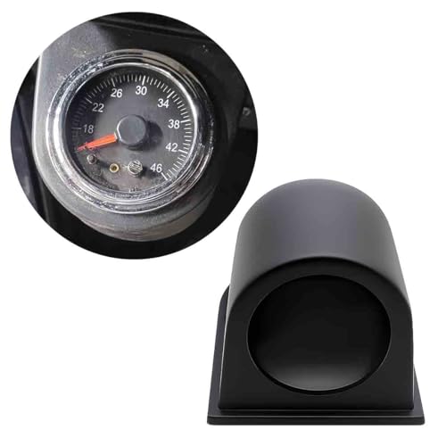 Universal Black 2" 52mm Single Hole Gauge Dashboard Pod - size: 1Mount