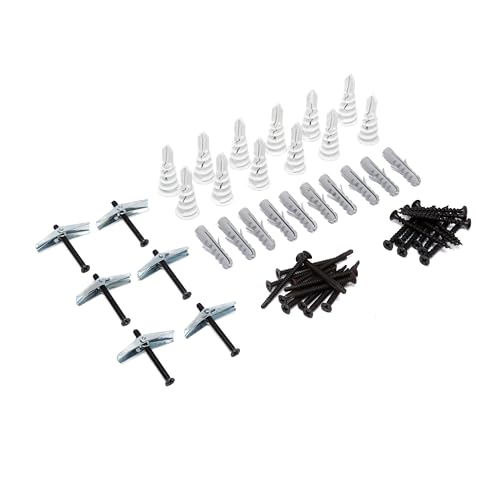 Rose's Rustics Heavy Duty Floating Shelf Bracket 6 Inch Rod (6 Pcs) Solid Steel Hidden Shelf Brackets for Floating Wood Shelves - Blind Shelf Support - Mounting Hardware Included - 1.5 Inch - style: 6 Pcs - Includes mounts