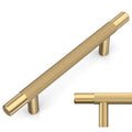 Amerdeco 10 Pack Champagne Bronze Knurled Cabinet Pulls 3.75 Inch Hole Centers Kitchen Cabinet Handles Hardware Kitchen Handles for Cabinets Handles IH0006 - color: Champagne Bronze, size: 3.75"/96MM Hole Center