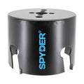 Spyder 3-1/2-Inch Diameter Carbide Tipped Hole Saw, for Fiber Cement Board, Wood, PVC, Plastic, Concrete Block, Ceramic Tile, and More (600038CF) - size: 3-1/2 inch