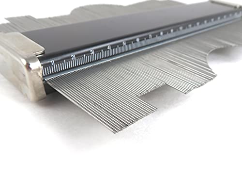 Shinwa Rules Contour Profile Gauge with Stainless Steel Pins (200mm /8")