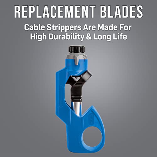 Jonard Tools CST-1140 Round Cable Strip & Ring Tool for Cables 4.5 - 29 mm in Diameter - size: Cable Strip & Ring Tool, style: 4.5 mm to 29 mm Cable Stripper with Blade Lock