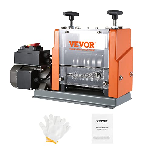 VEVOR Electric Wire Stripping Machine 0.06"-0.98" Automatic Wire Stripper - size: 0.06''-0.98''