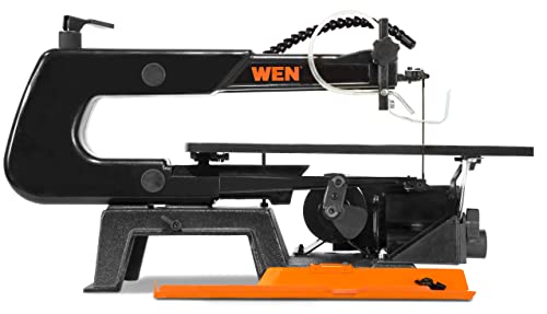 WEN Variable Speed Scroll Saw, 16-Inch with Work Light and Easy Access Blade Changes (3923)