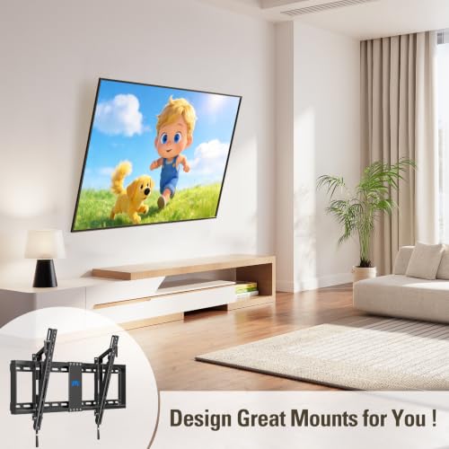Mounting Dream Tilt TV Wall Mount for 42-70 Inch TVs, Tilt Up to 20 Degrees - size: For 42"-70" TV