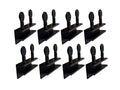 QCAA Sliding Window Security Lock, Child Proof Lock, Aluminum, Black, 8 Pack, Made in Taiwan - color: Black(3/8"), size: 8pack