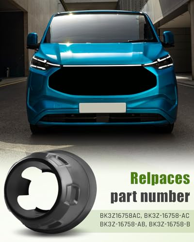 Rear Cargo Door Bumper Magnet Stop Cover Fit for Transit 150 250 350 350HD 2015-2023, Fit for E-transit 2022-2023, Replacement BK3Z16758AC BK3Z-16758-AC, 1 Pair