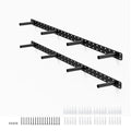 2pcs Floating Shelf Bracket Heavy Duty Hidden Metal Brackets for Shelf,Invisible Shelves Hardware Without Jig (40" x 4" x 1.5") - size: 40" x 4" x 1.5"