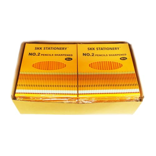 SKKSTATIONERY 600 Count #2 Pencils with Erasers - color: Set of 600pcs, size: 1 Count (Pack of 600)