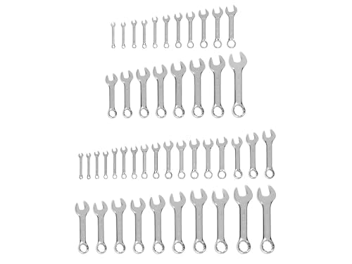 TEKTON Stubby Combination Wrench Set, 46-Piece | WCB90415 - color: Stubby, Tool Only, size: 46-Piece (1/4 - 1-1/4 in., 6 - 32 mm)